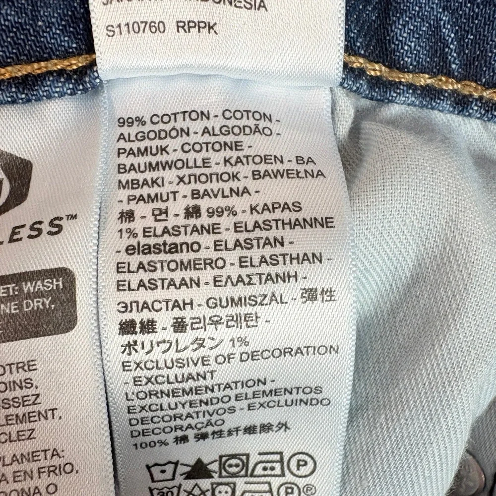 Levi's 559 Relaxed Straight Jeans Mens 30x30 Blue Excellent Waterless Stretch‎